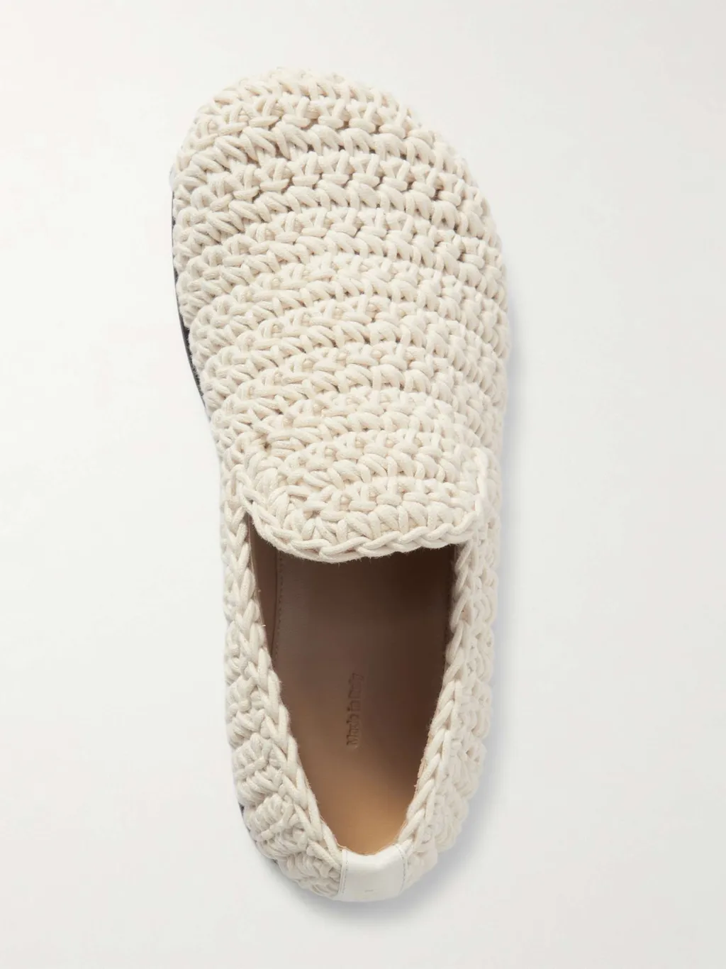 Crocheted Loafer Shoes