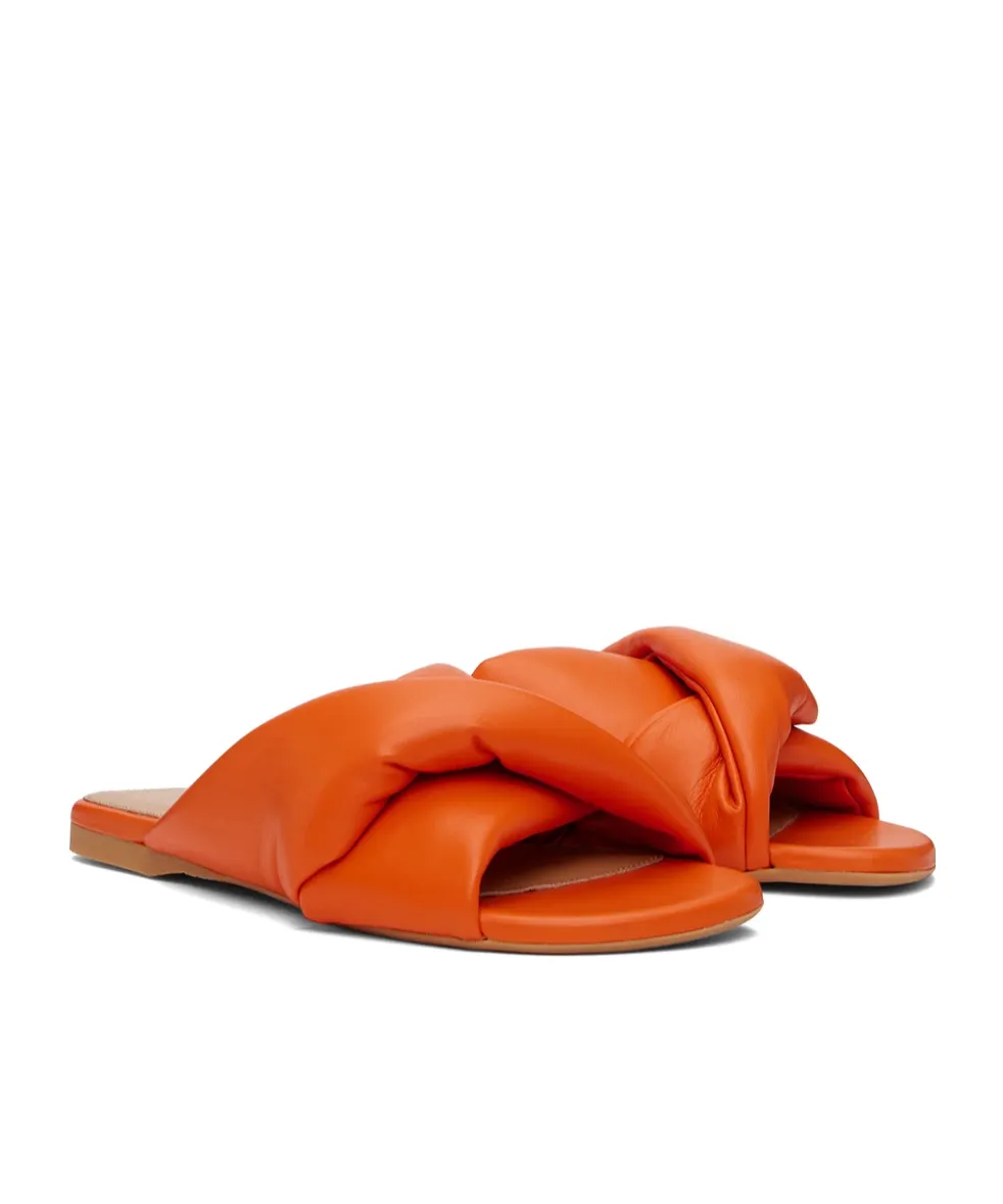 Twist Cross-Strap Slippers