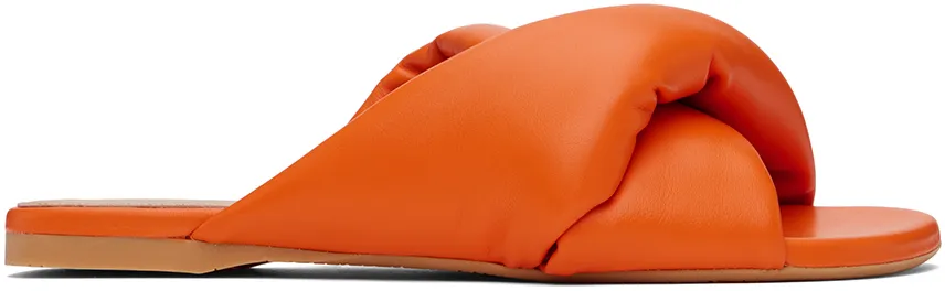 Twist Cross-Strap Slippers