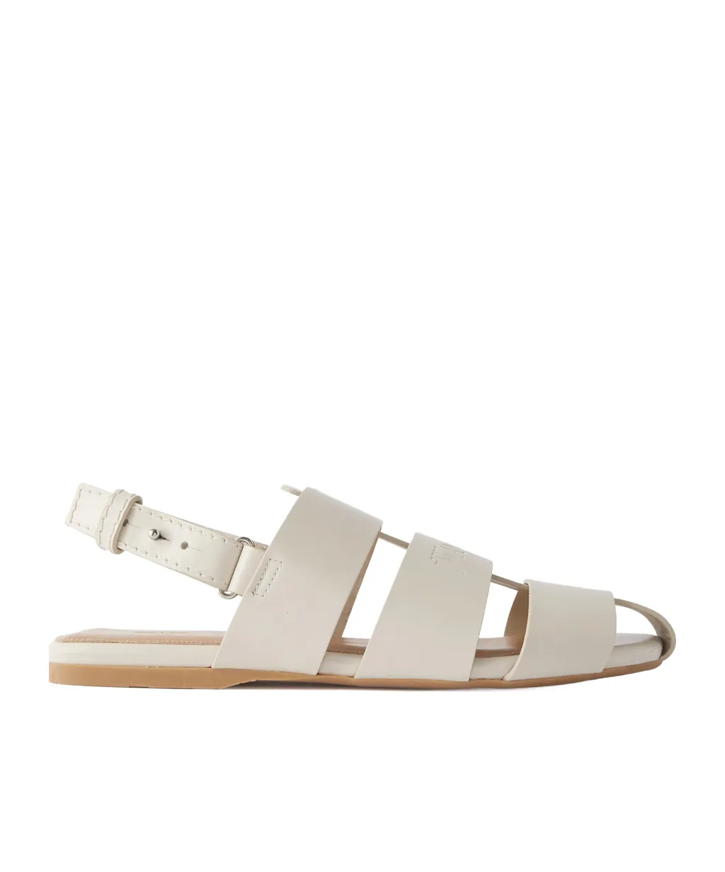 Logo Flat Sandals
