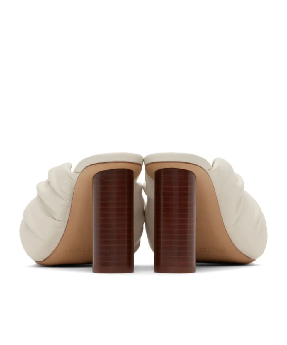 Corner Twisted Detail High-Heeled Sandals