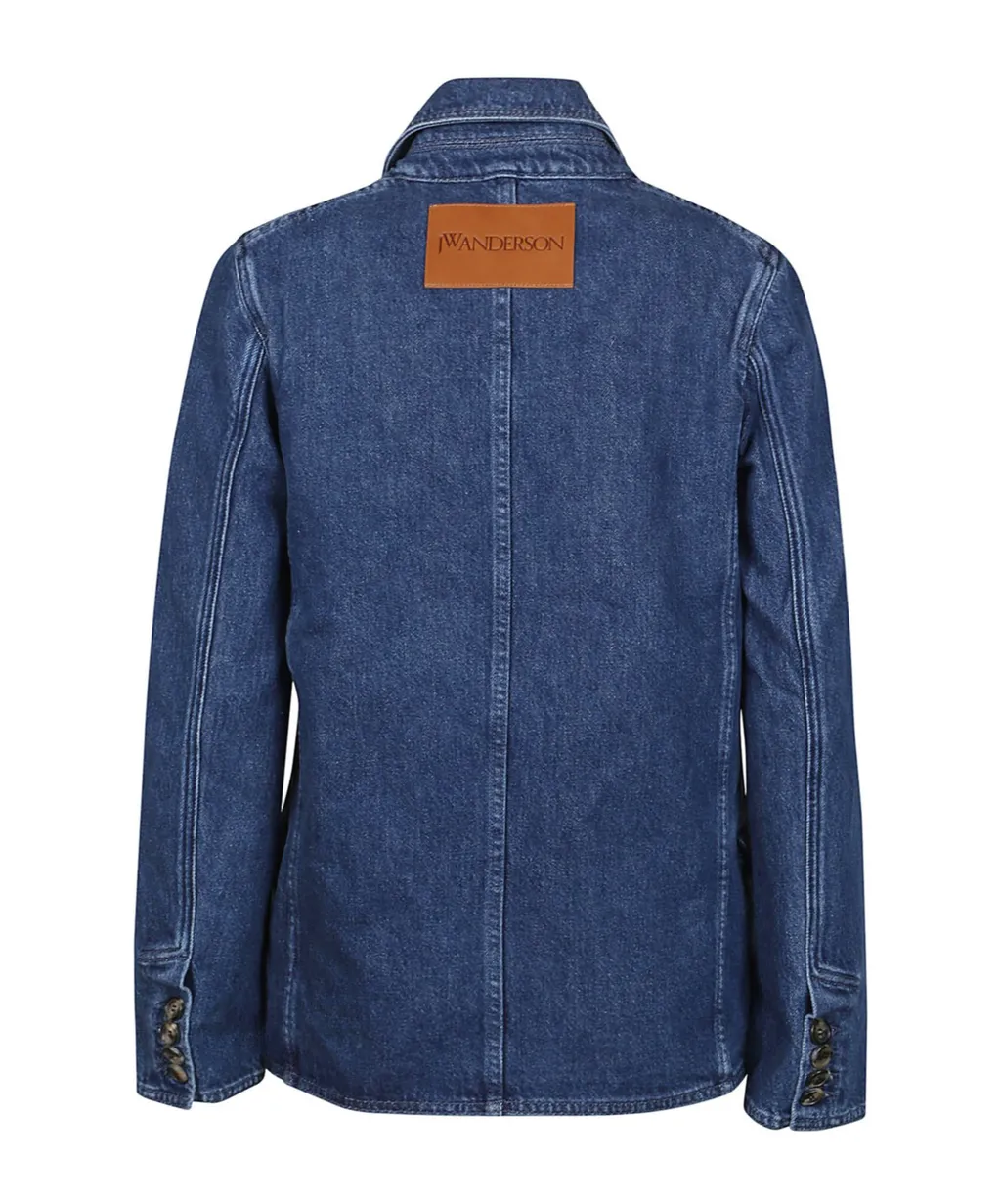 Logo Patch Denim Jacket