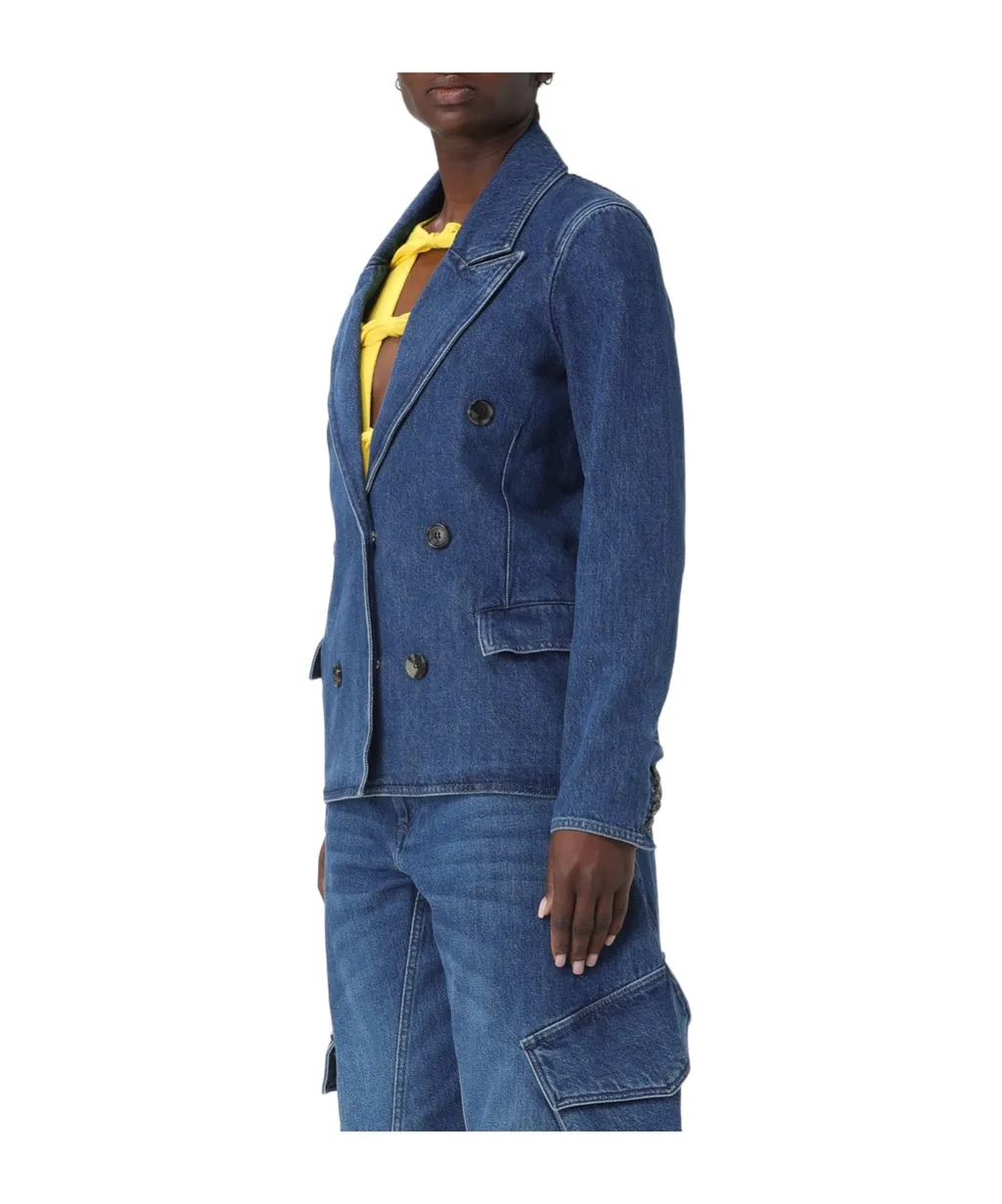Logo Patch Denim Jacket