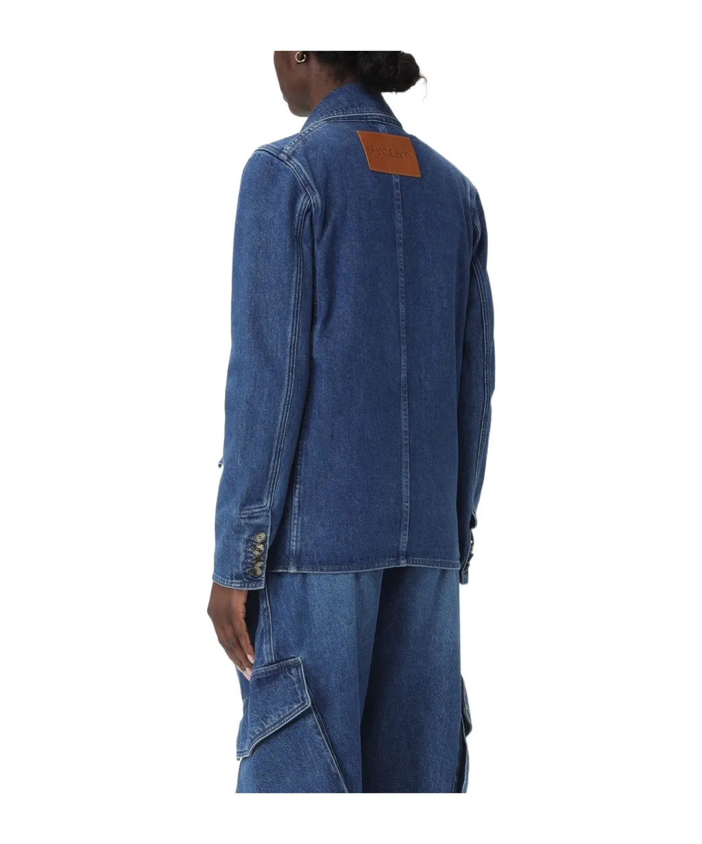 Logo Patch Denim Jacket