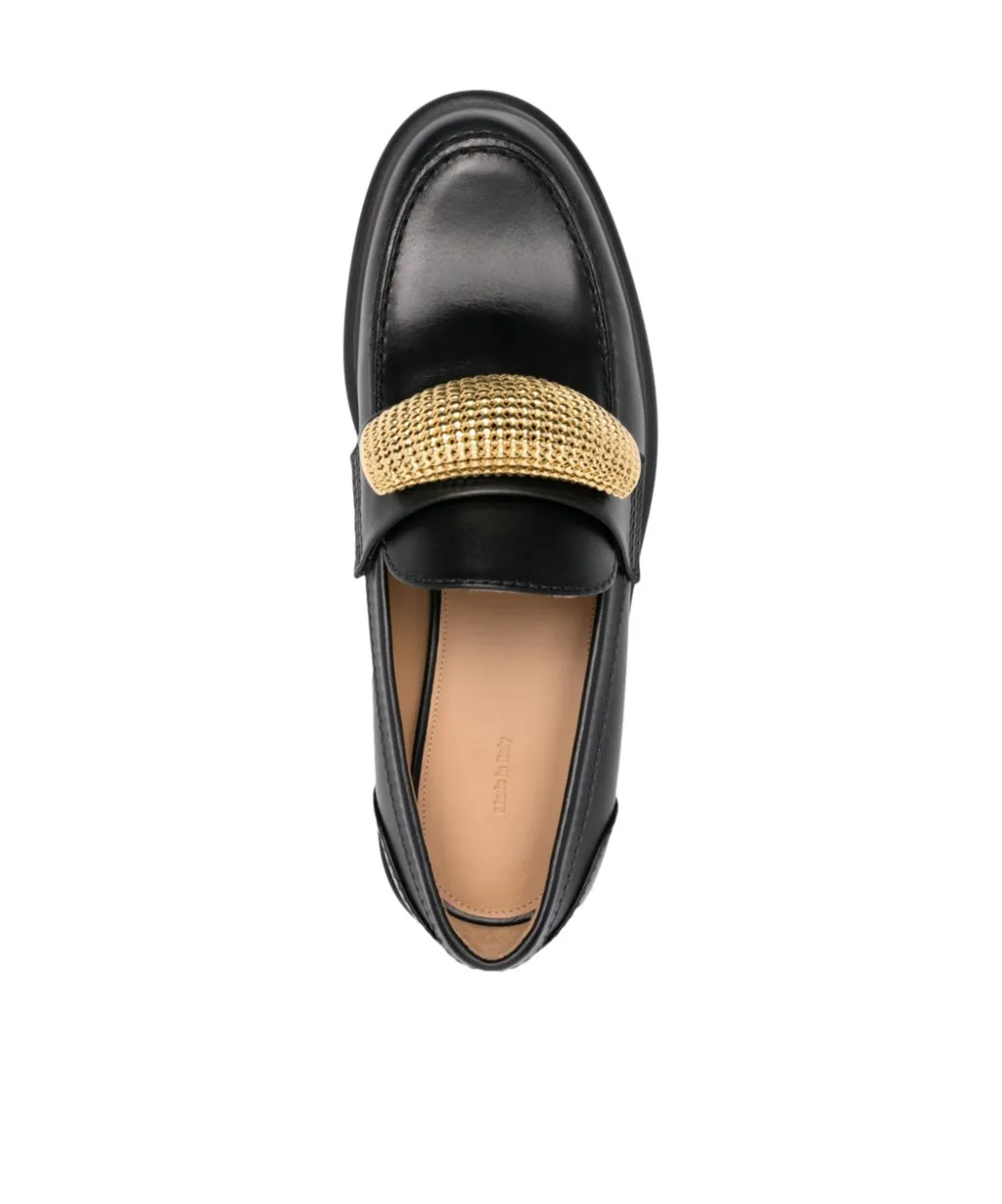 Embellished Slip-On Loafers