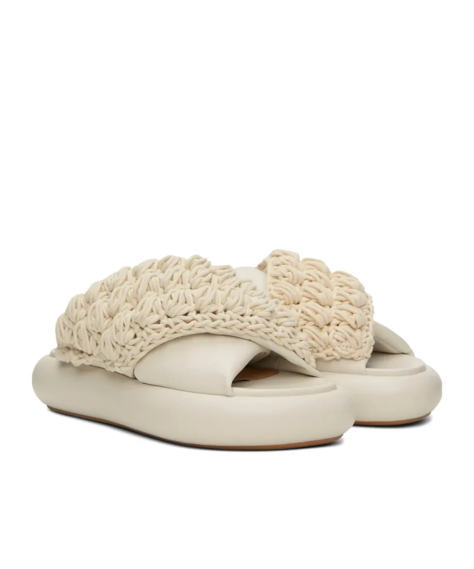 Knitted Detail Sandals