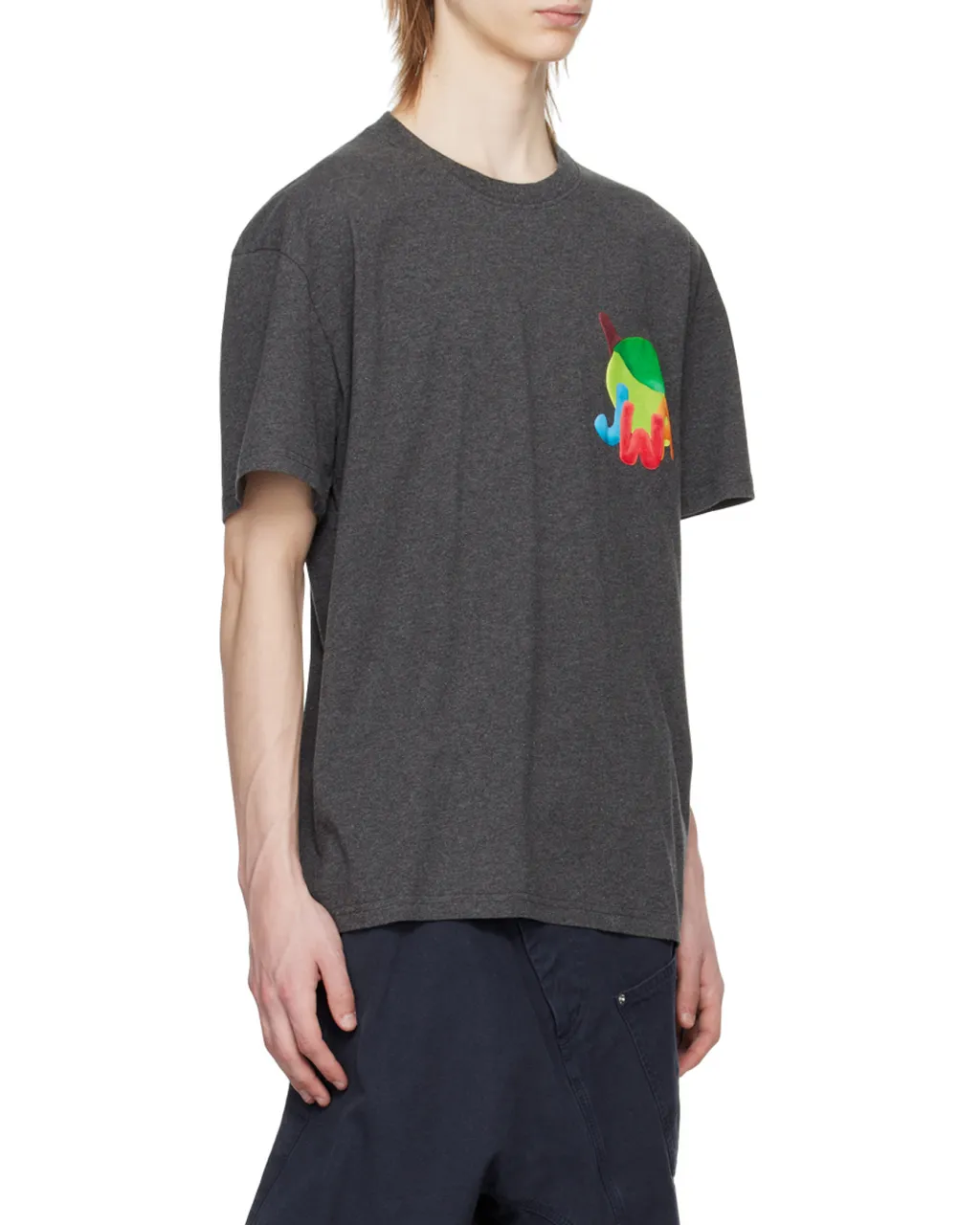 Jwa Lime Printed T-Shirt