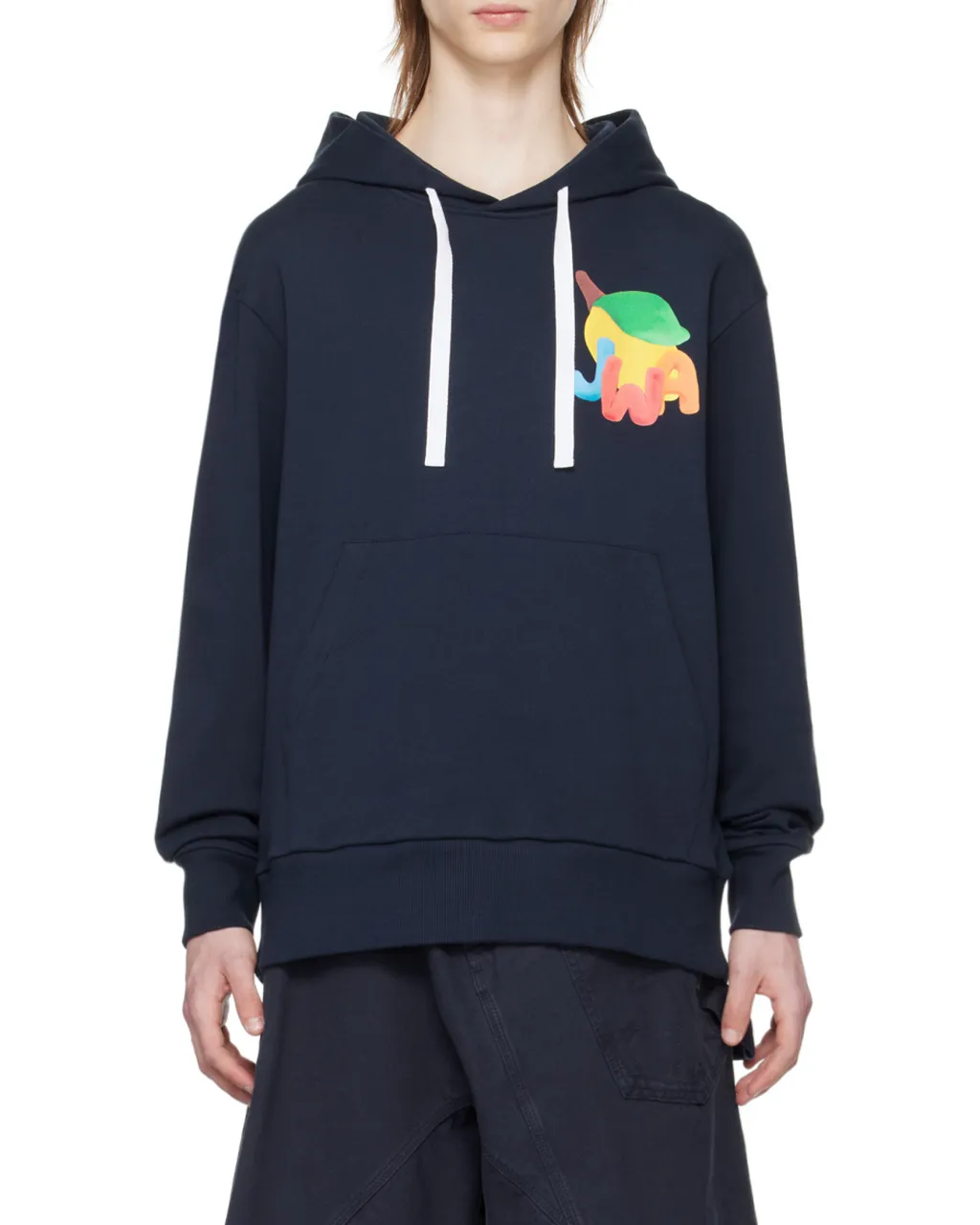 Jwa Lemon-Print Cotton Hoodie
