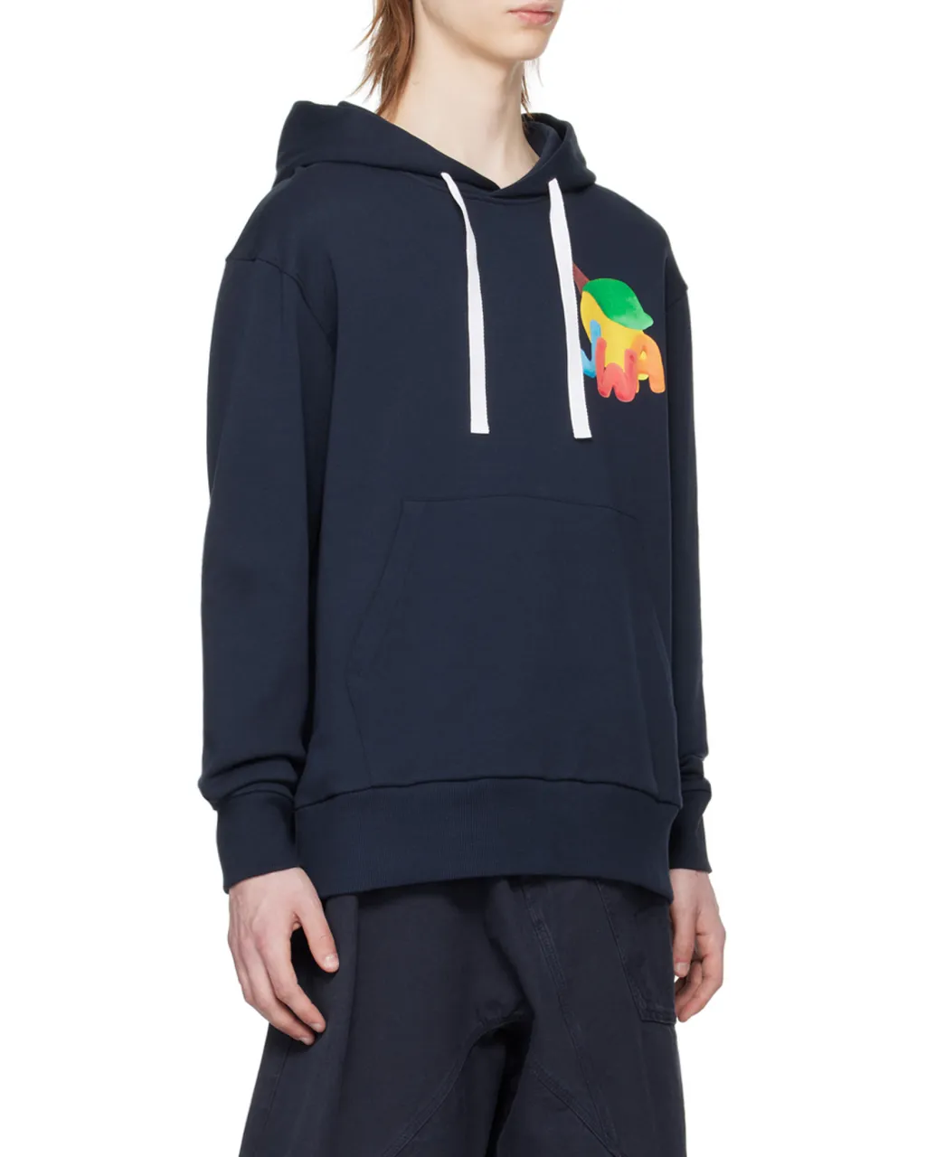 Jwa Lemon-Print Cotton Hoodie