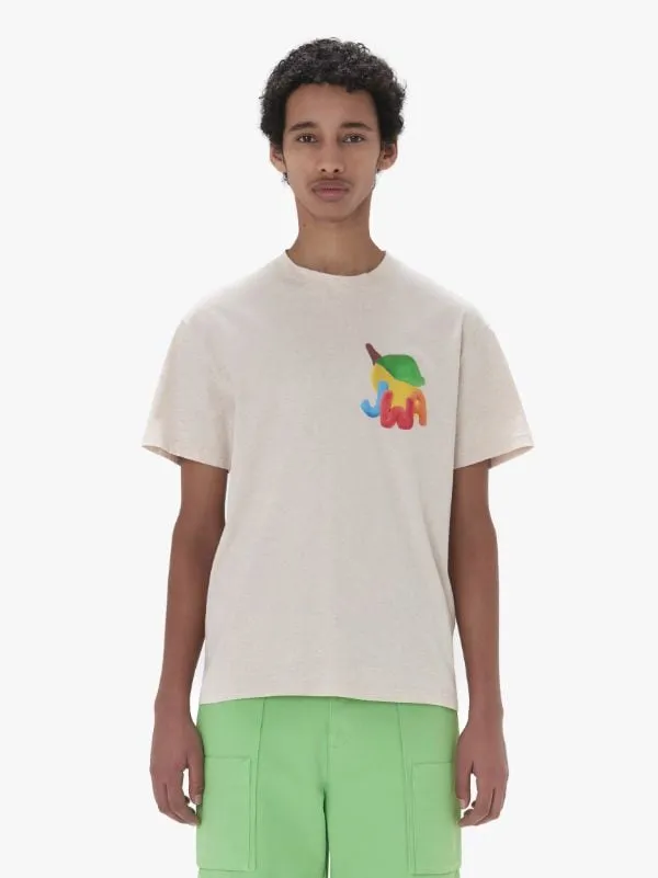 Lemon Print Cotton T-Shirt