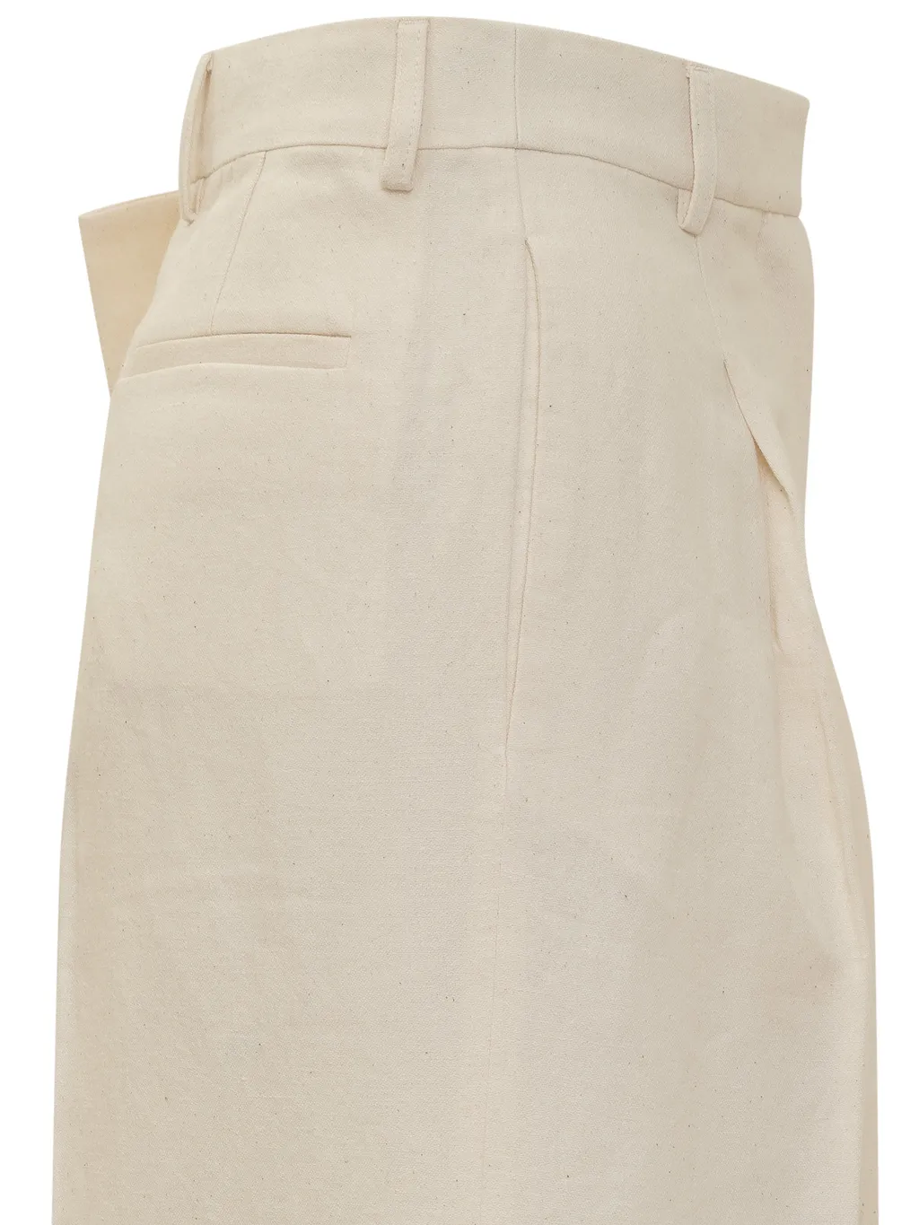 Side-Panel Wide-Leg Trousers