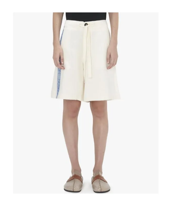 Wide-Leg Drawstring Shorts