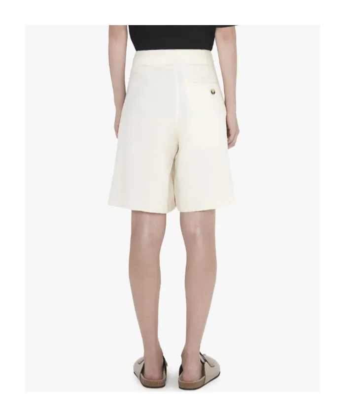 Wide-Leg Drawstring Shorts