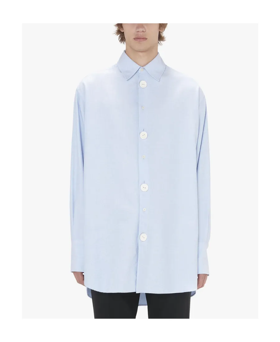 Logo Embroidered Oversized Shirt