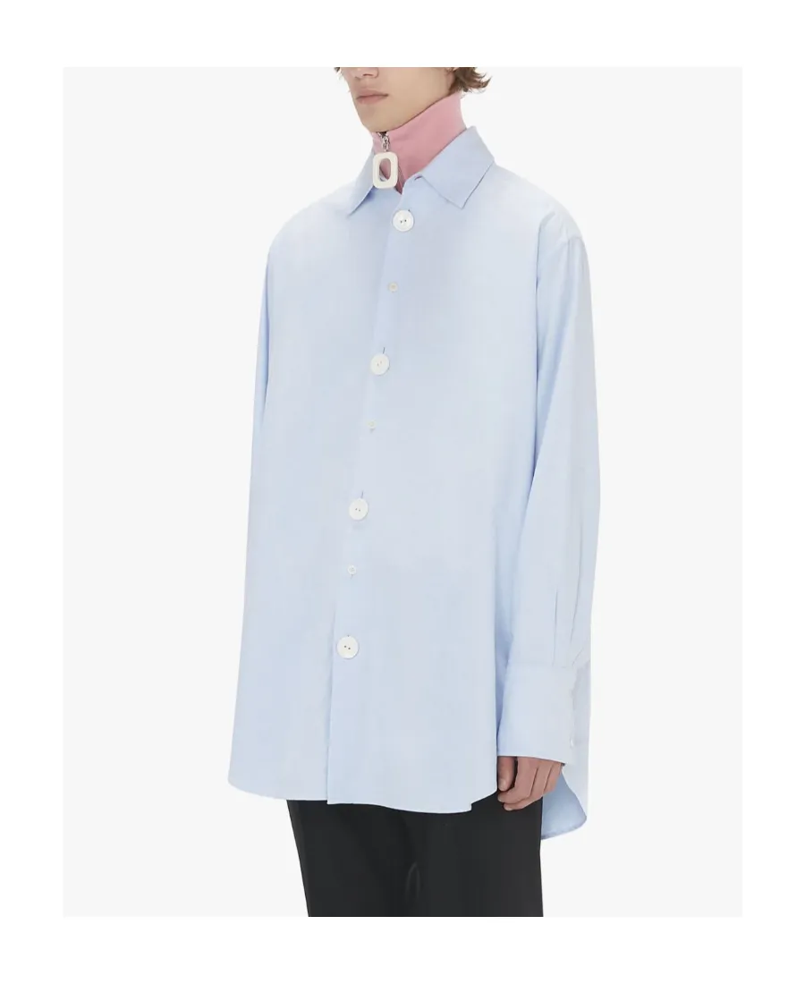 Logo Embroidered Oversized Shirt