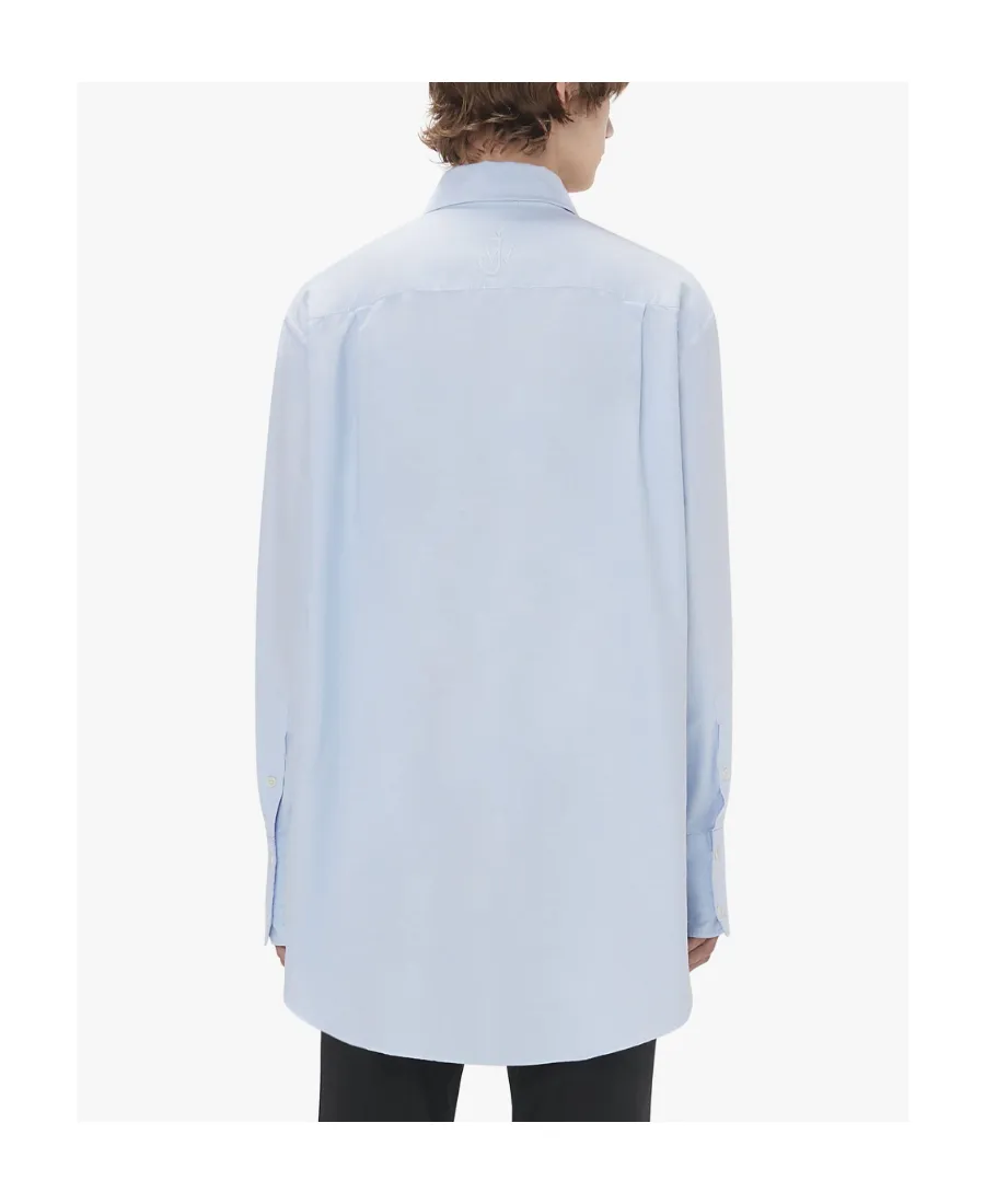 Logo Embroidered Oversized Shirt