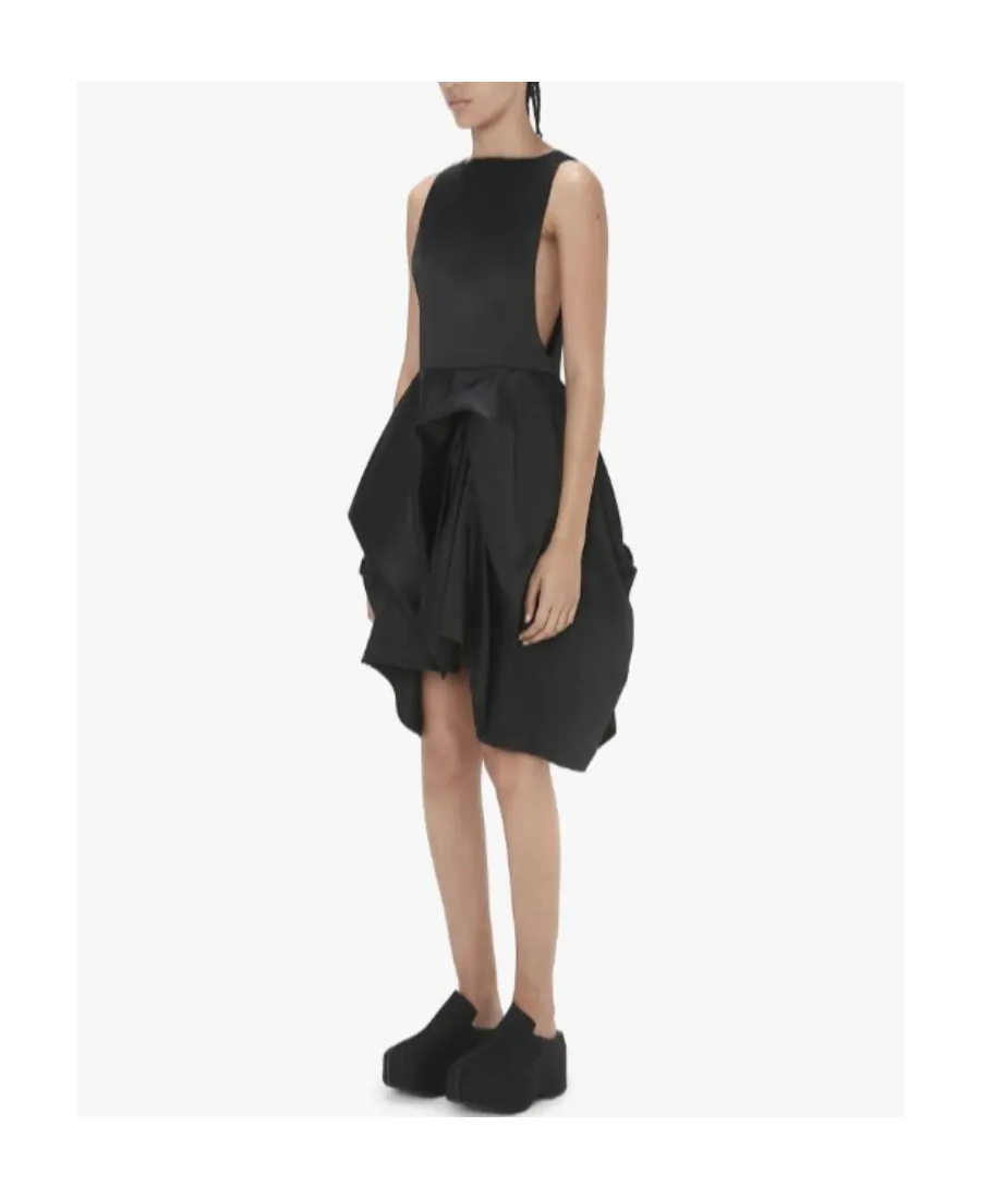 Sleeveless Asymmetric Mini Dress