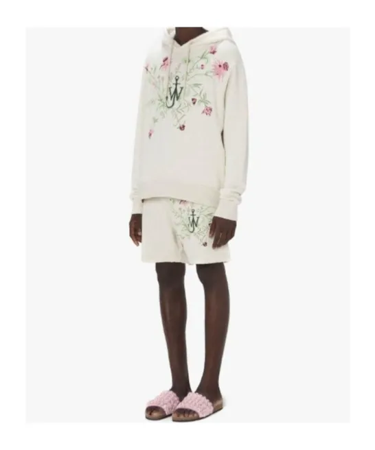 Logo Embroidered Drawstring Shorts