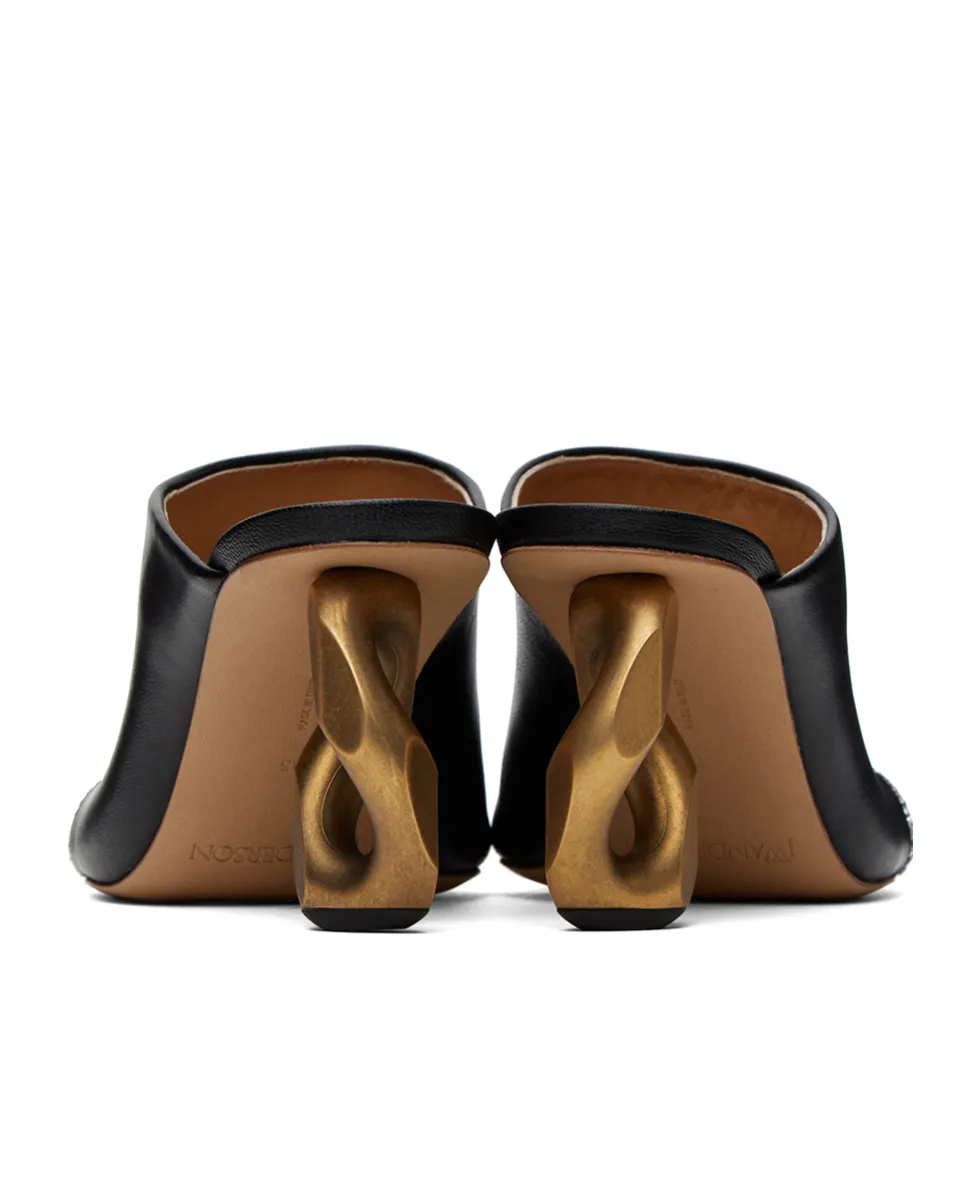 Crystal Muller-Style High Heels
