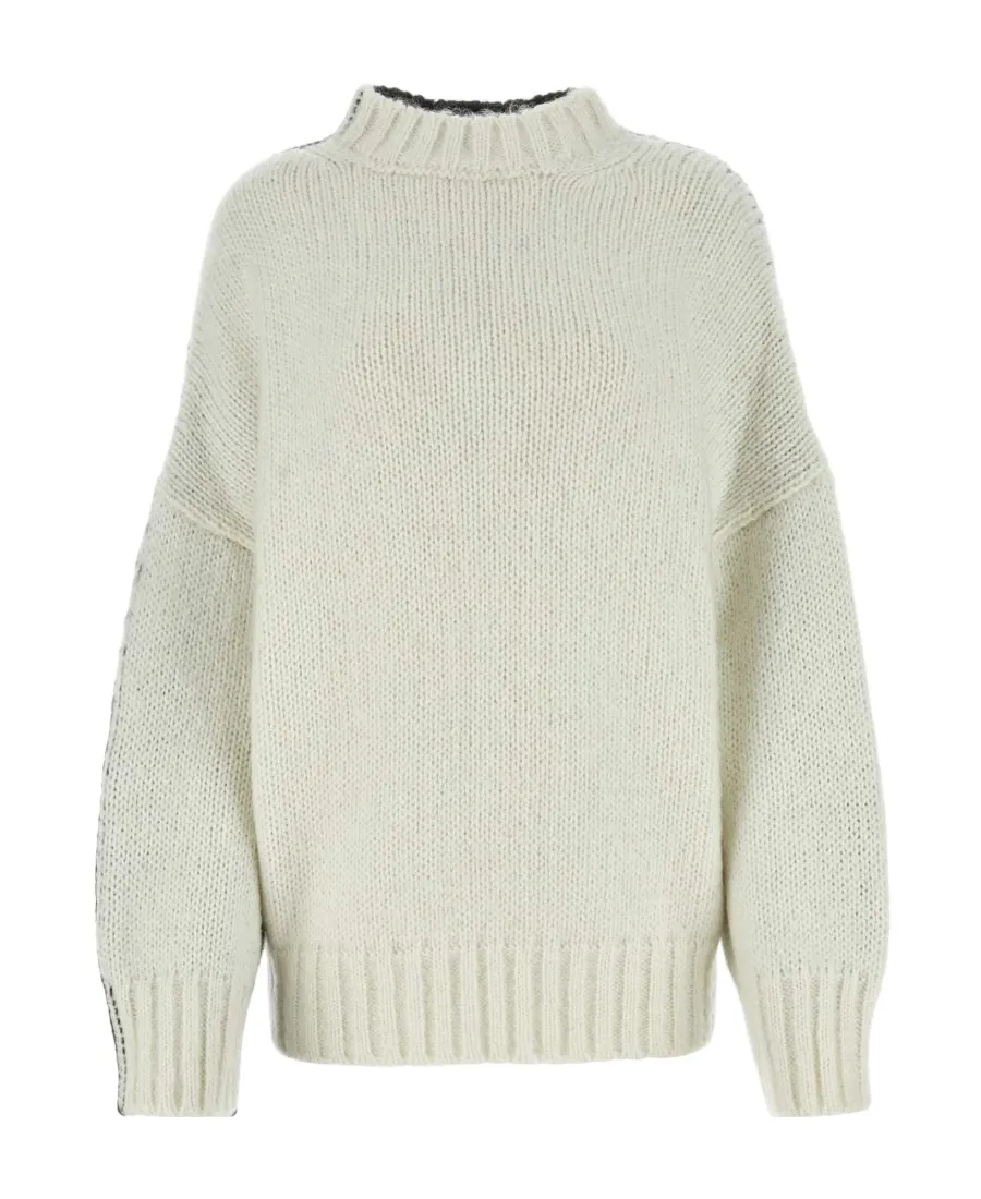 Two-Tone Knitted Jumper