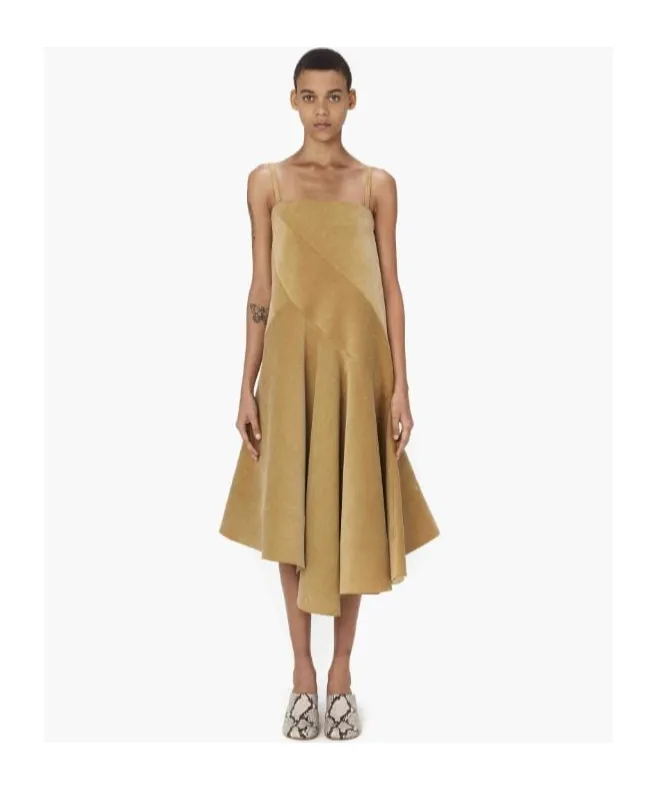 Panneled A-Line Dress