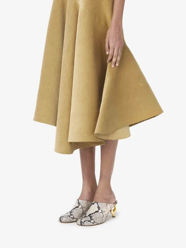 Panneled A-Line Dress