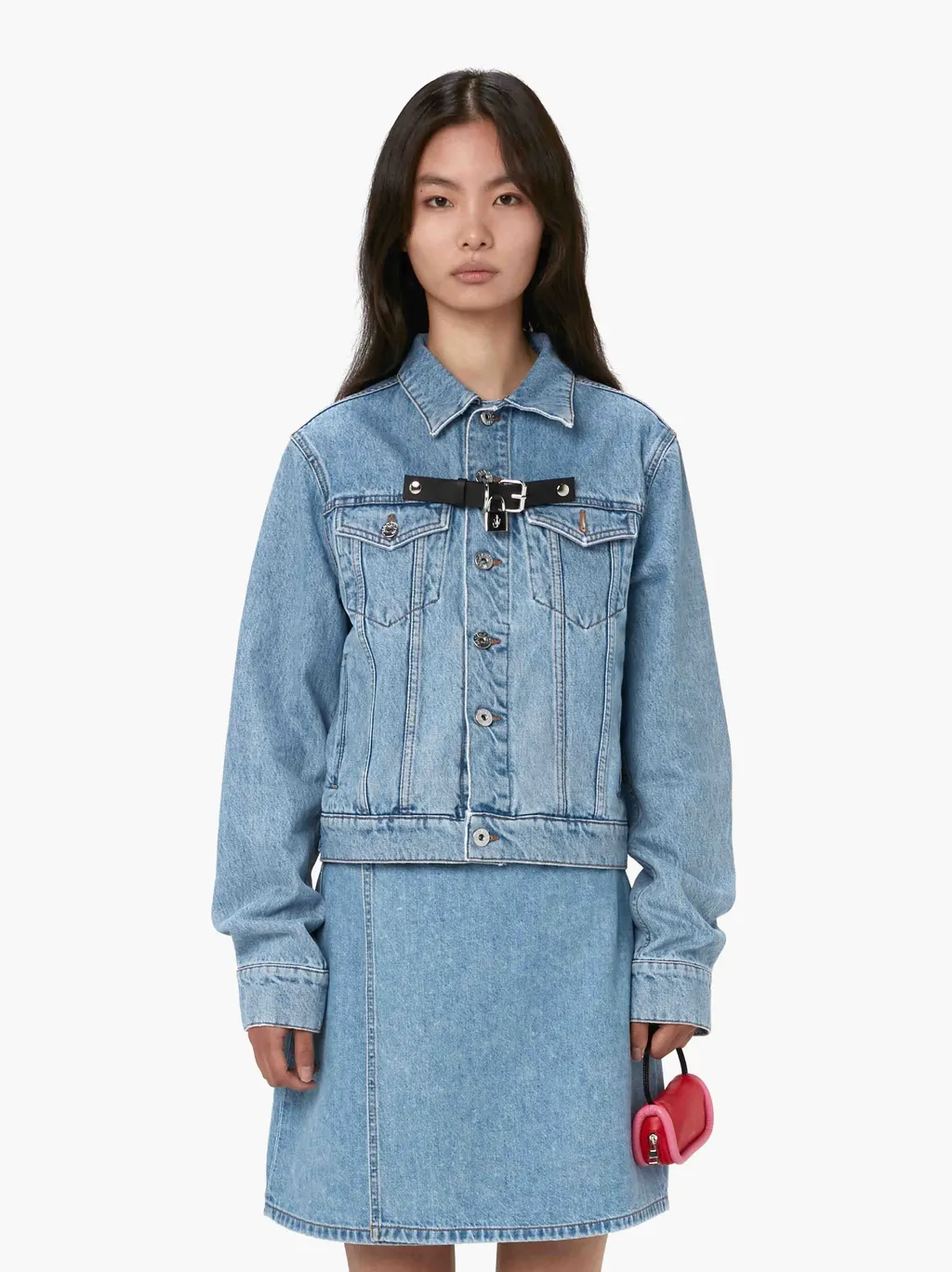 Padlock Strap Trucker Jacket