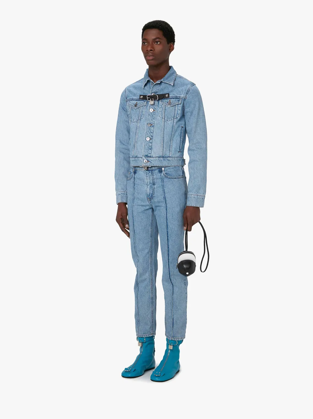 Padlock Strap Trucker Jacket