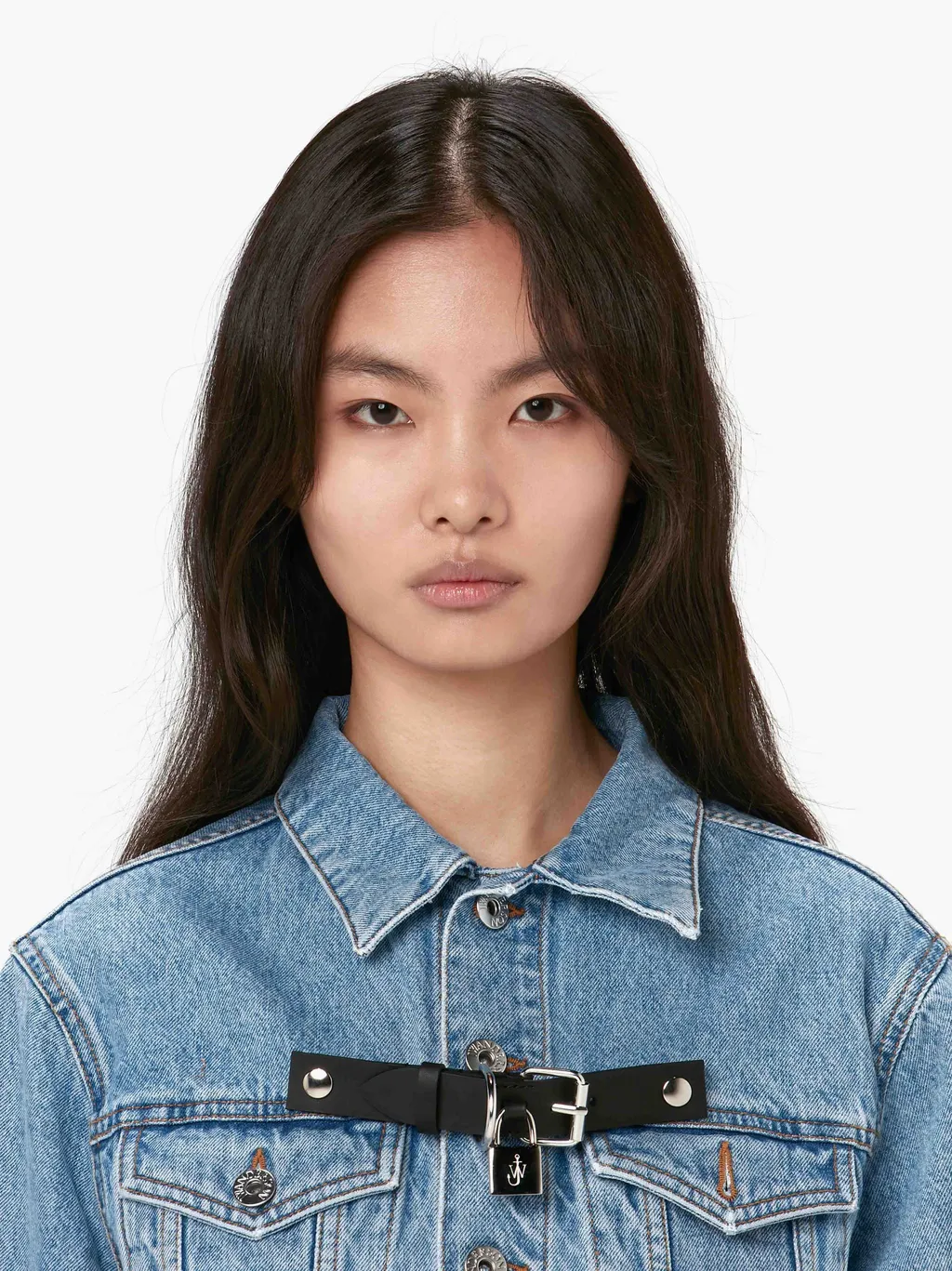 Padlock Strap Trucker Jacket