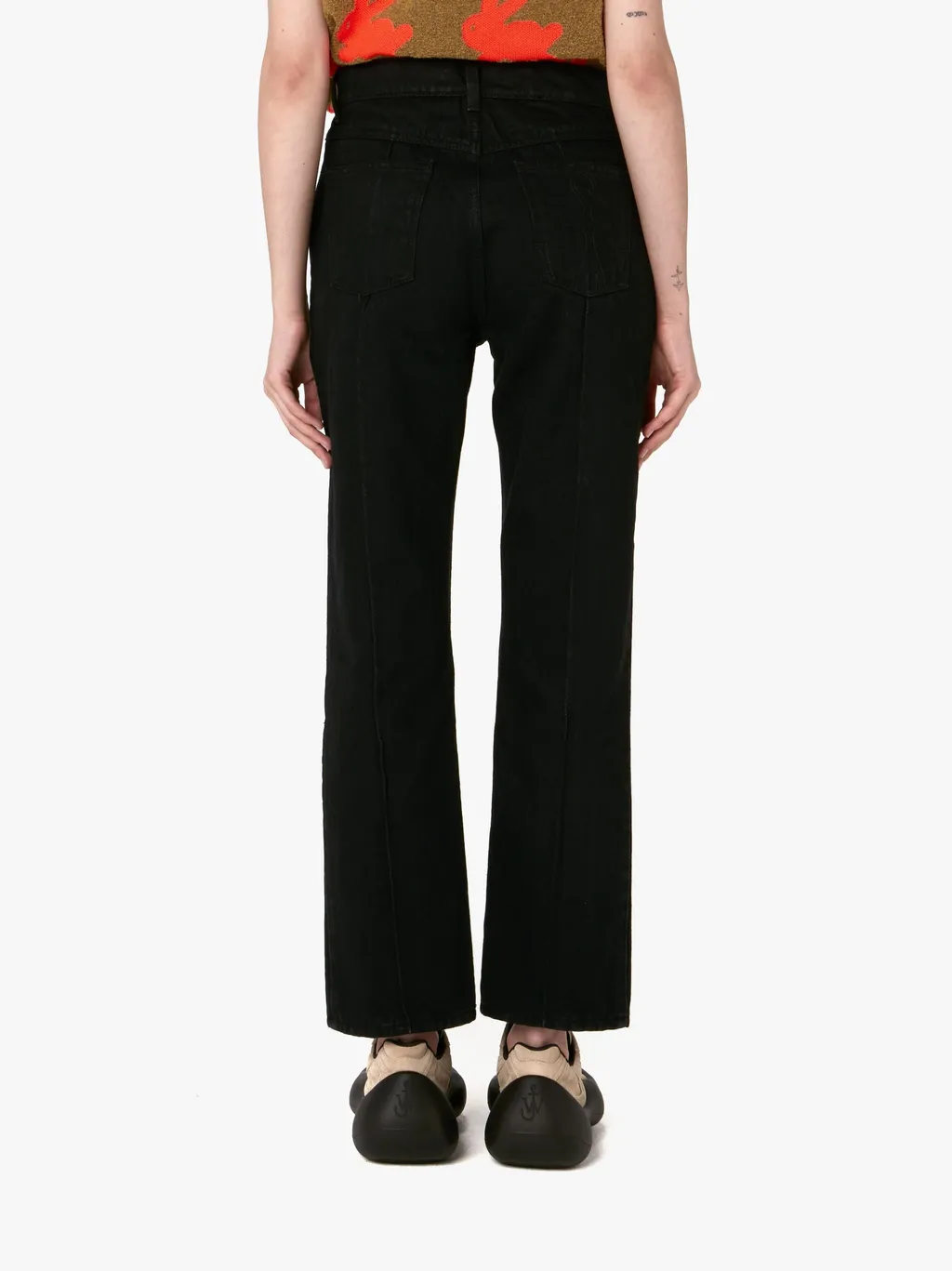 Padlock Detailed Slim-Fit Jeans