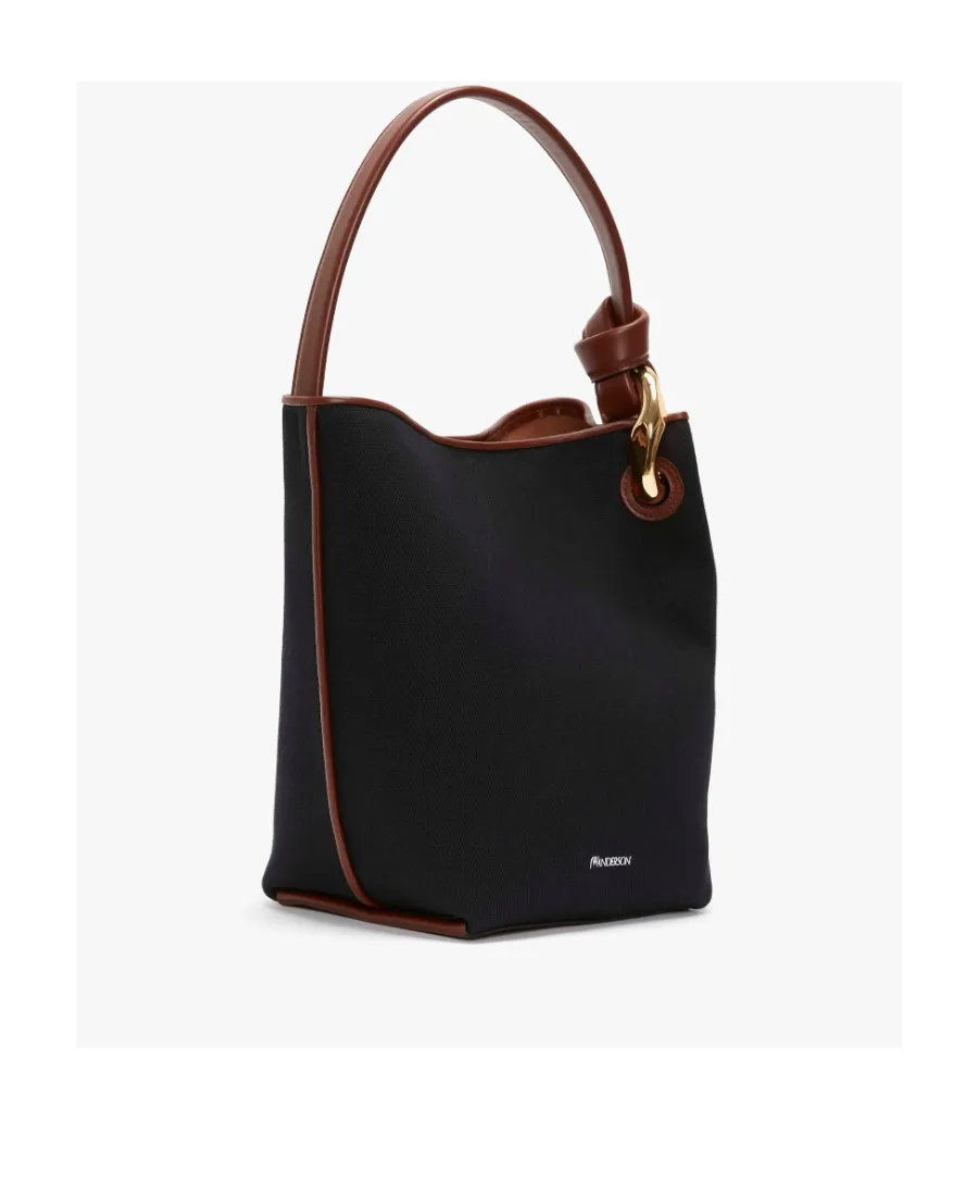 Logo Stamp Chain-Linked Shoulder Bag