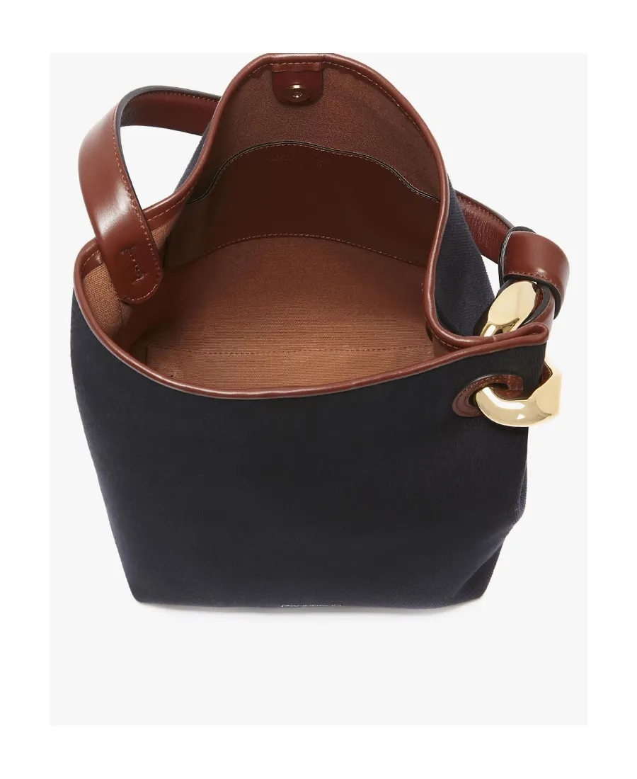 Logo Stamp Chain-Linked Shoulder Bag