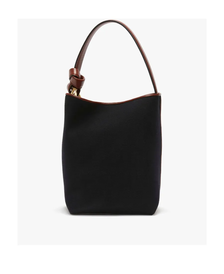 Logo Stamp Chain-Linked Shoulder Bag