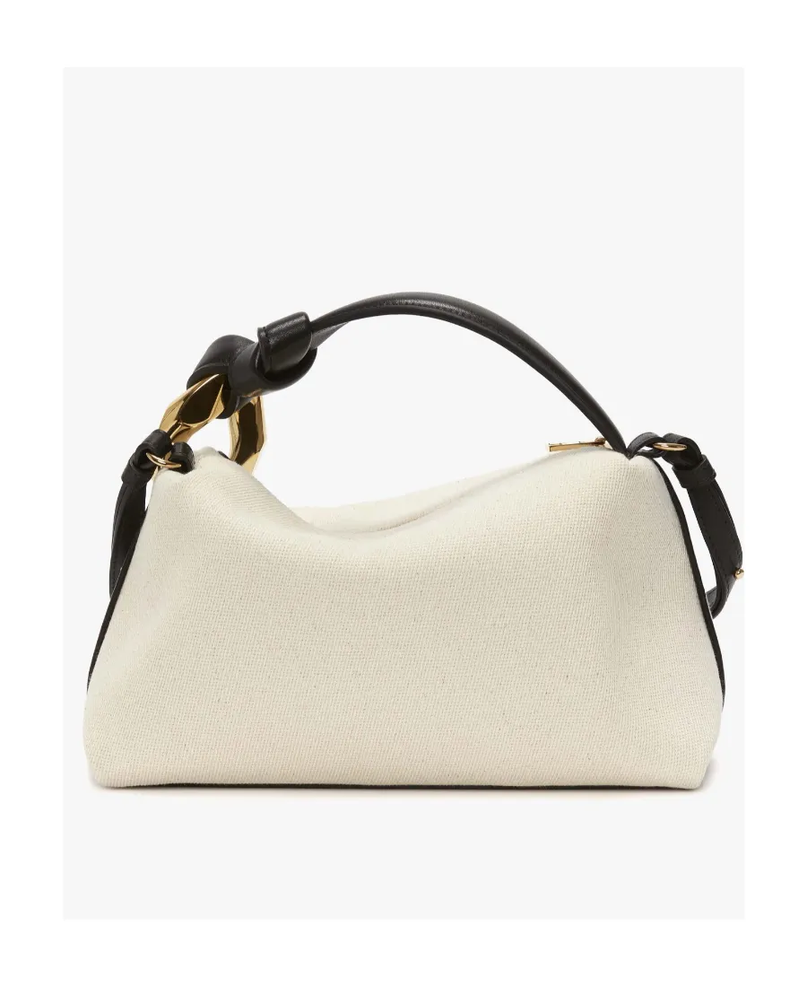 Logo Printed Zipped Crossbody Bag