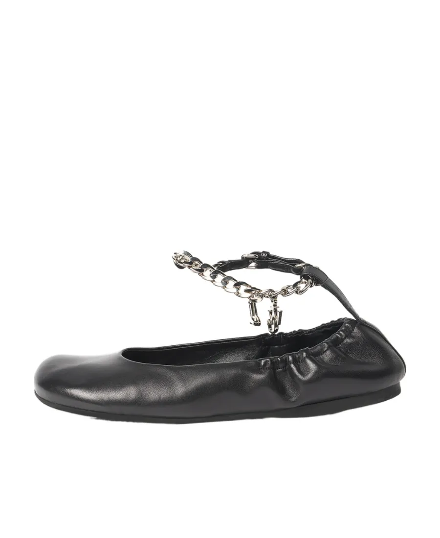 Chain Details Ballet Shoes