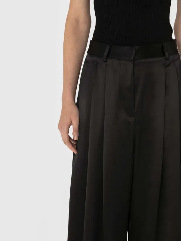 High Waist Straight Leg Trousers