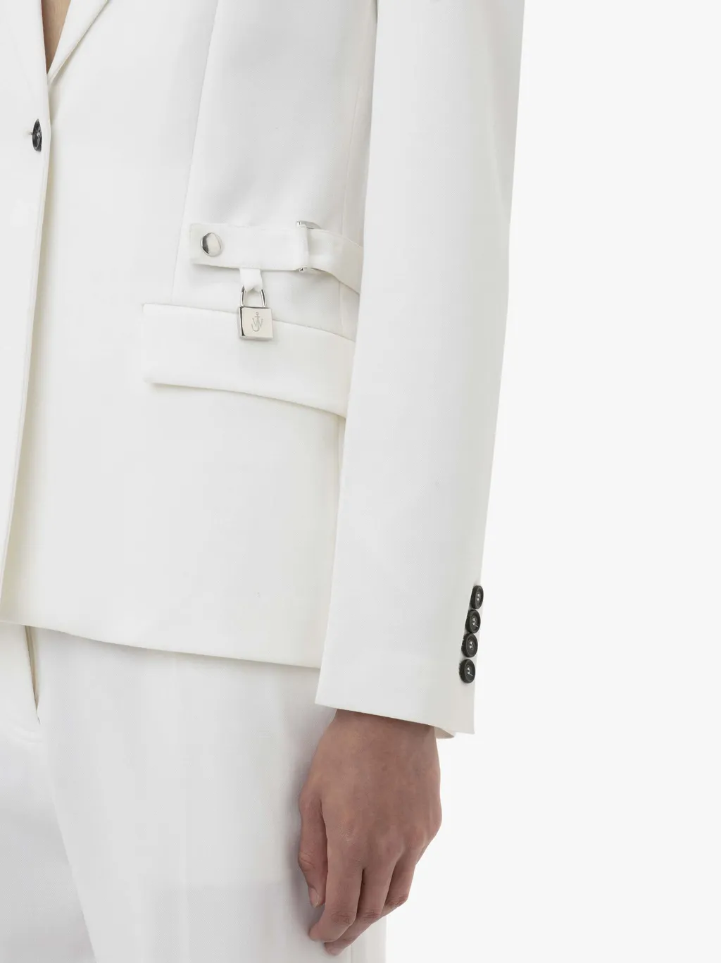 Single-Breasted Long-Sleeved Blazer