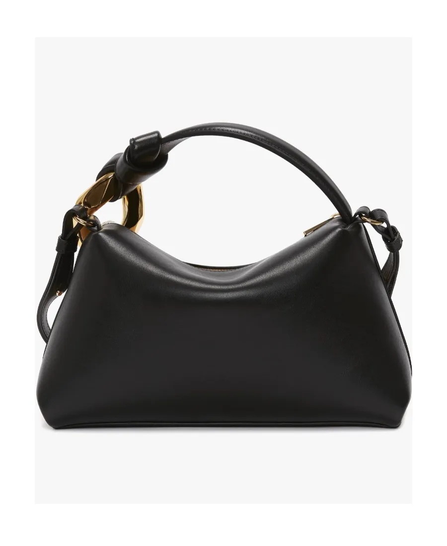 Logo Embossed Zipped Crossbody Bag