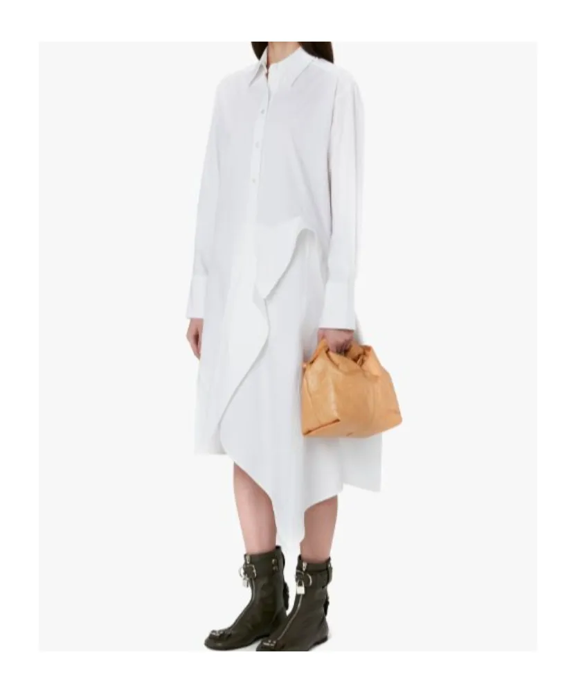 Deconstructed Cotton Shirtdress
