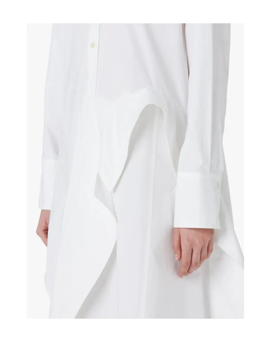 Deconstructed Cotton Shirtdress
