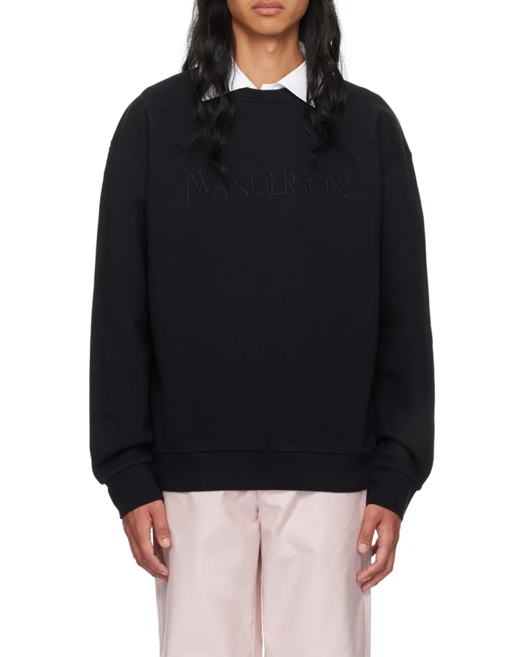 Logo Embroidered Crewneck Sweatshirt