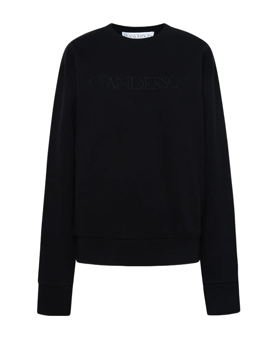 Logo Embroidered Crewneck Sweatshirt
