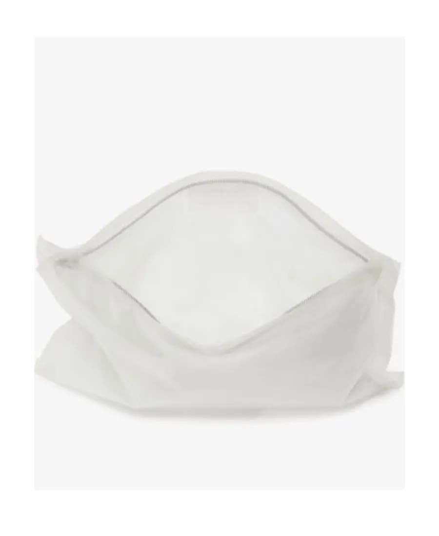 Logo Patch Cushion Clutch Bag