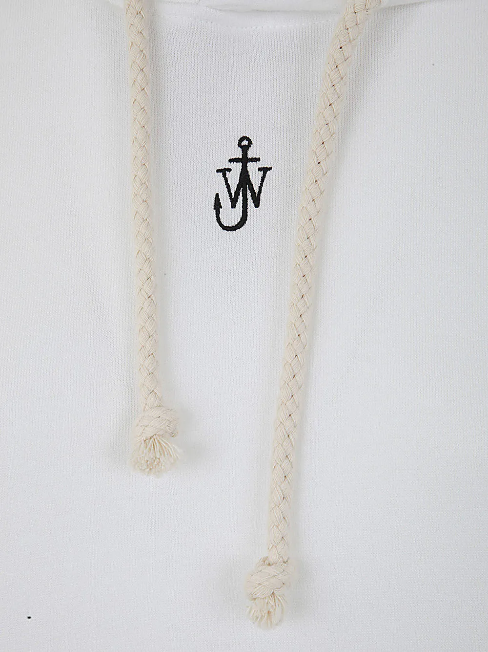 Logo Embroidered Drawstring Hoodie