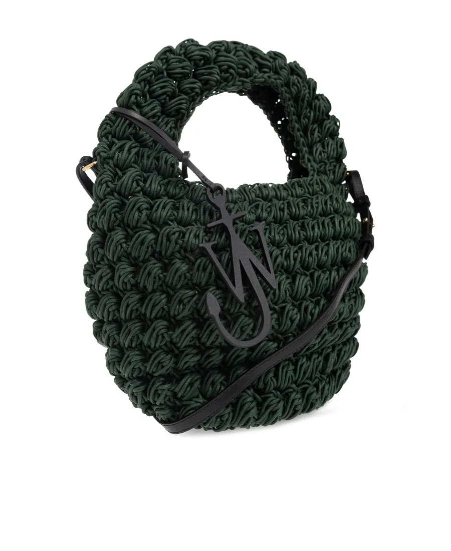 Popcorn Knit Crossbody Bag