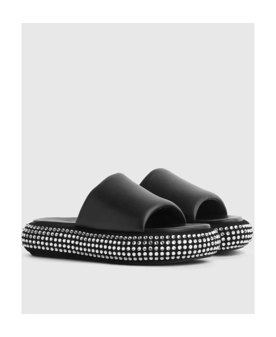 Embellished Open-Toe Slides