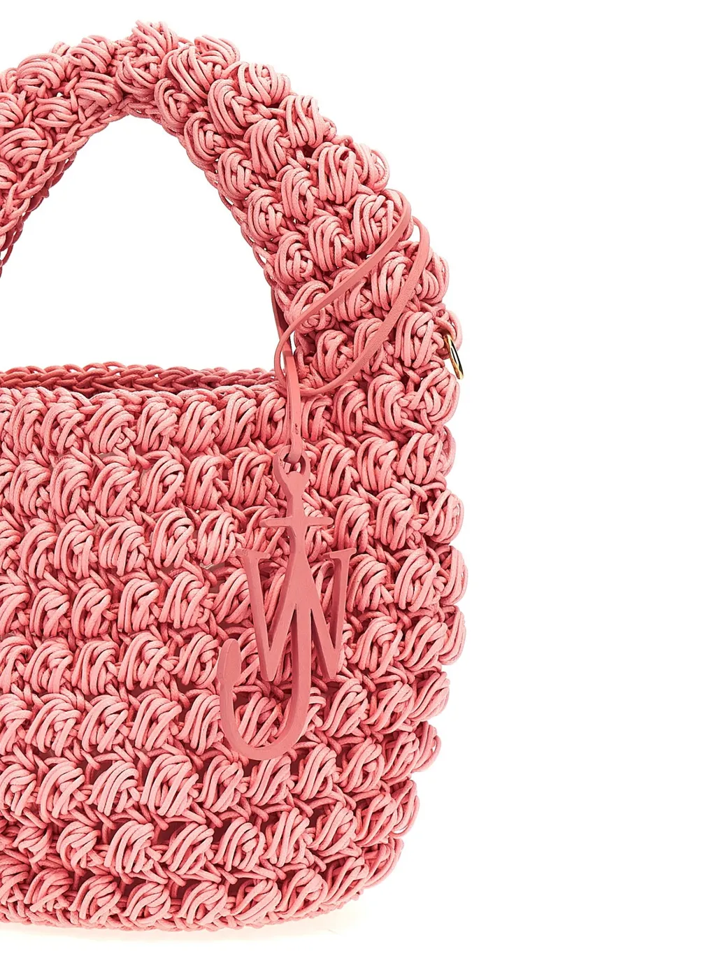 Popcorn Knit Crossbody Bag