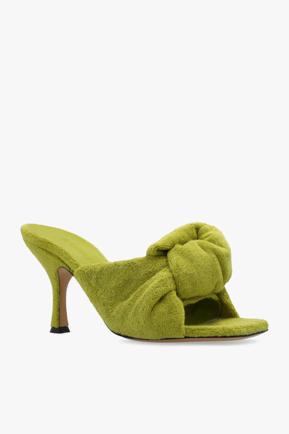 Terrycloth Open-Toe Mules