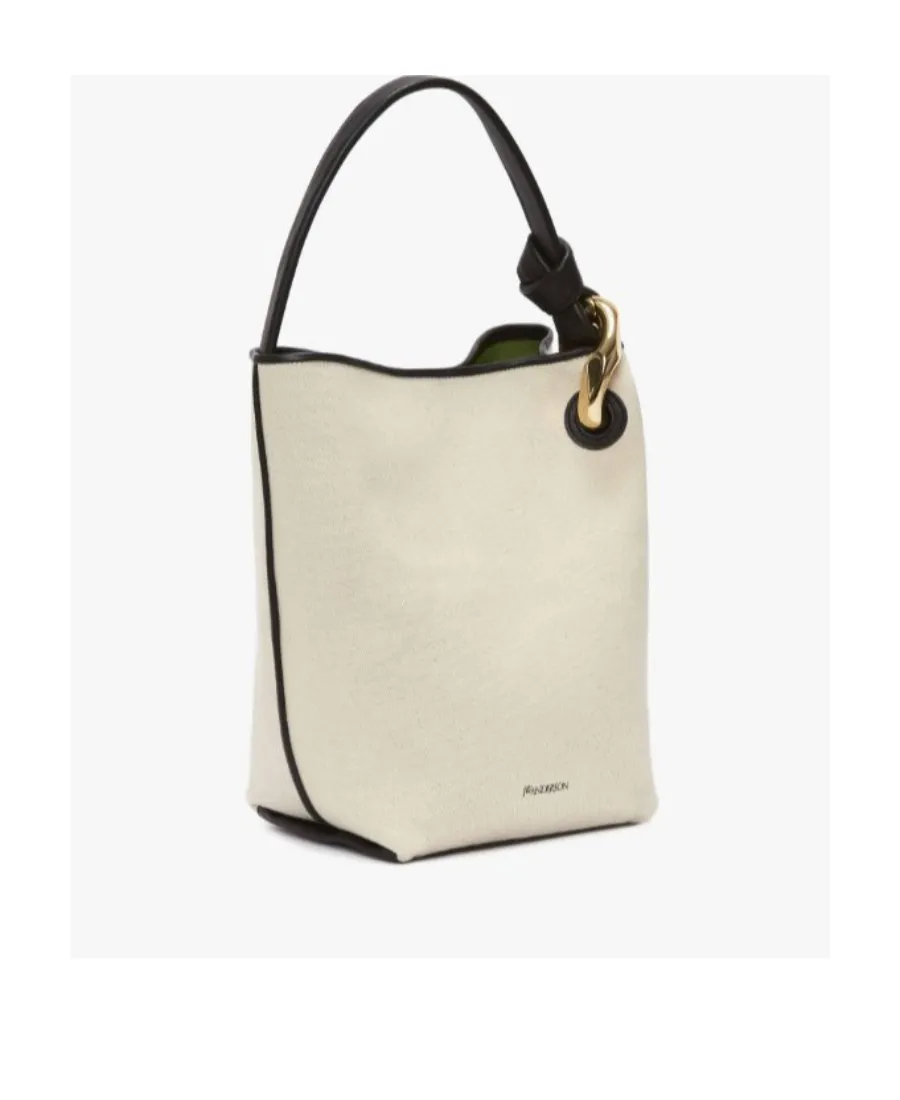 Logo Stamp Chain-Linked Shoulder Bag