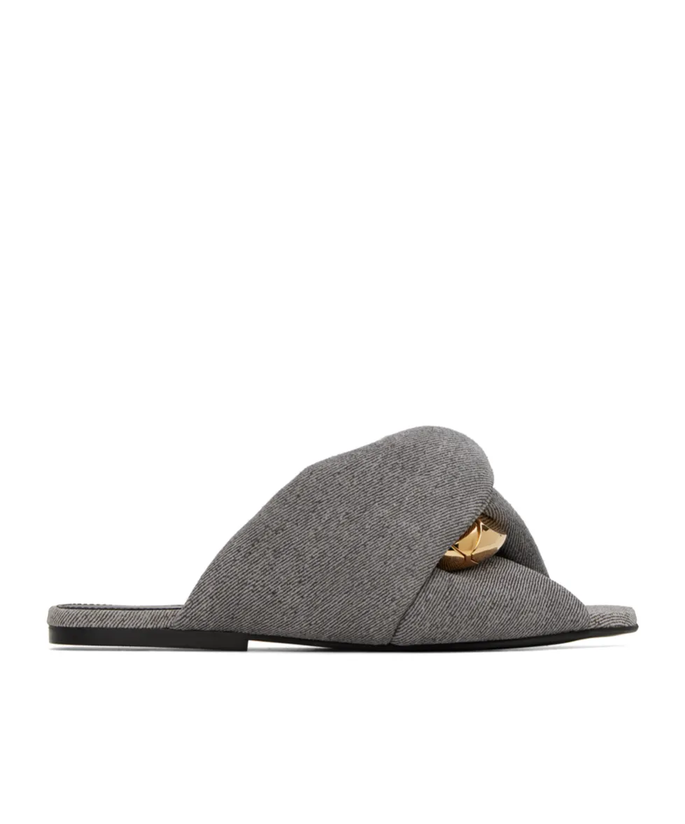 Chain Twist Flip Flops